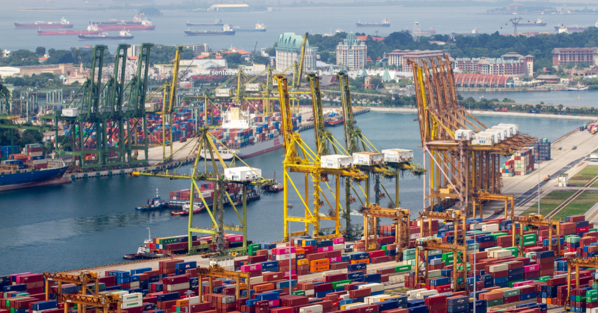 Singapore's Keppel Container Terminal. Image: Duc Huy Nguyen / Shutterstock