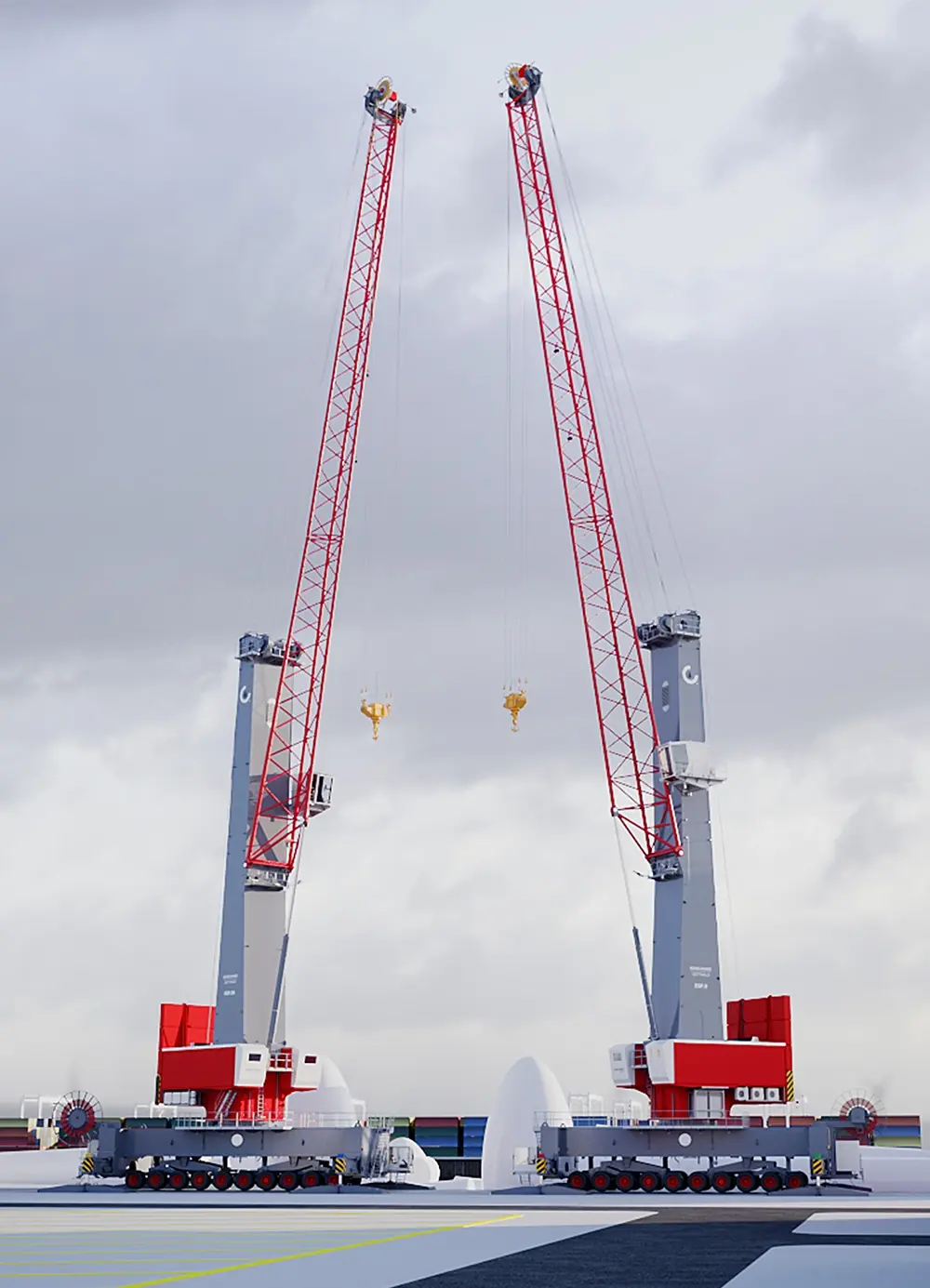 Lumsden Point cranes