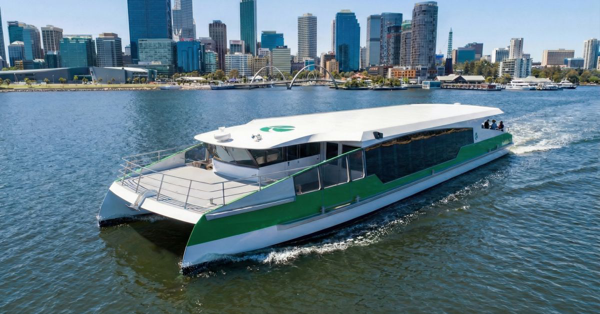 The proposed Swan River ferry. Image: EV Maritime / LinkedIn