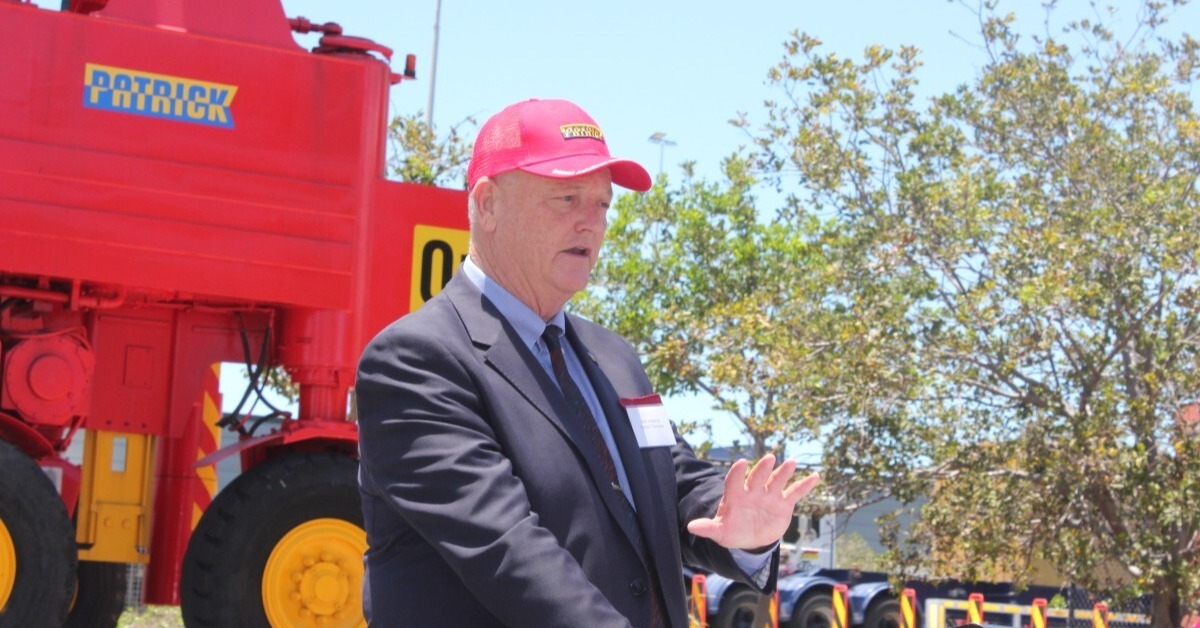 Patrick Terminals Brisbane manager Matt Hollamby. Image: David Sexton / DCN