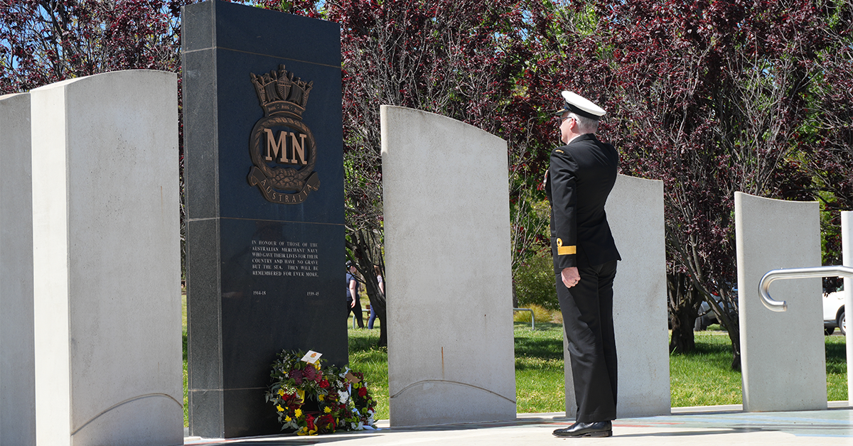 Merchant Navy commemorated in Canberra