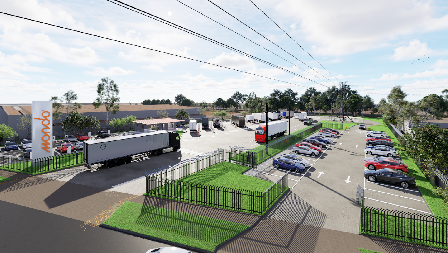 $12.3 million for innovative truck charging hub