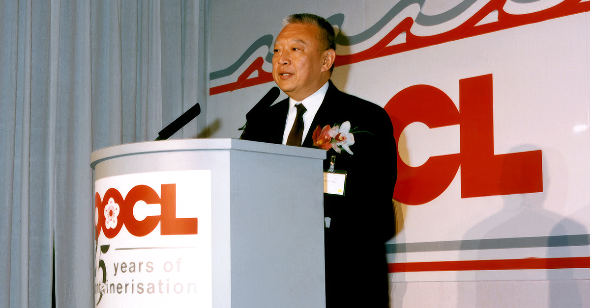OOCL remembers Tung Chee-hwa