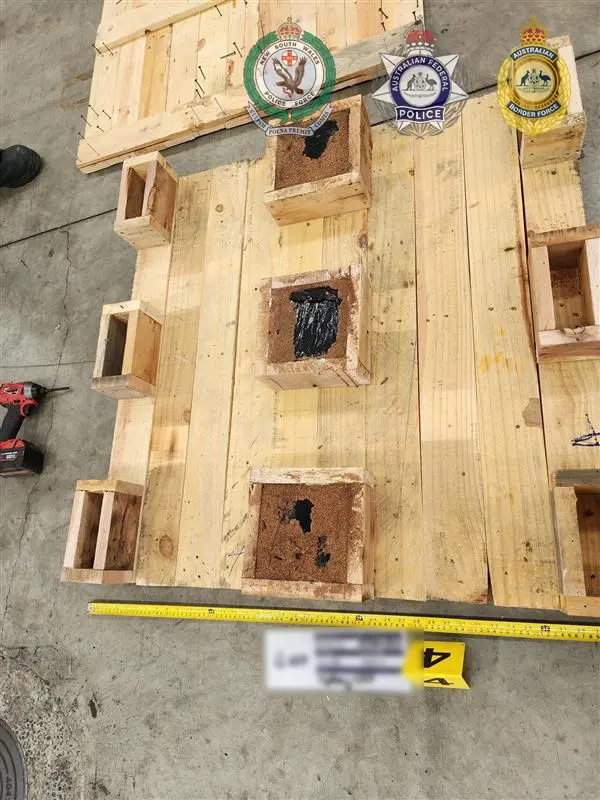 Meth pallet import - NSW Police, AFP and ABF