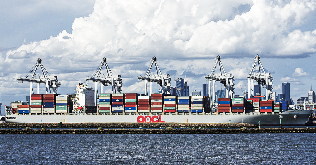 A3C's OOCL Beijing will be drydocked next month. Image: Dale Crisp