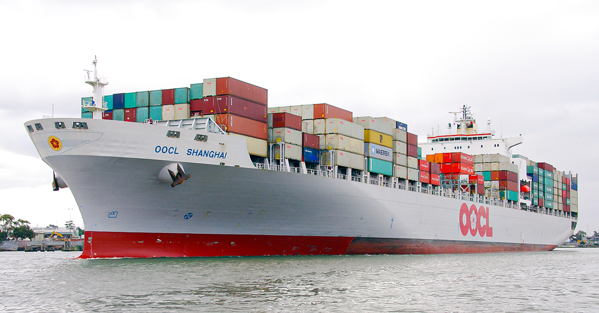 OOCL Shanghai. Image: Dale Crisp