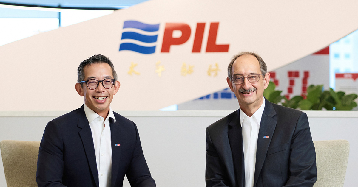 PIL's newly-appointed deputy CEO Wan Chee Foong and CEO Lars Kastrup. Image: PIL