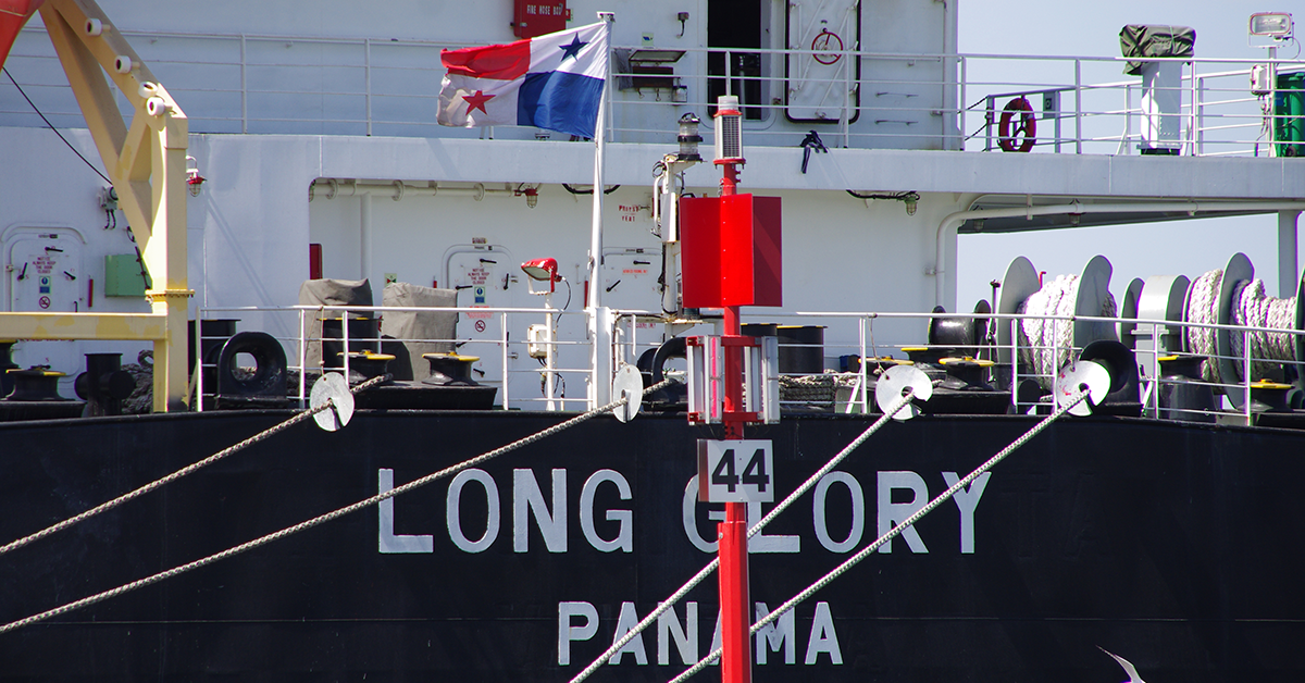 A Panamanian-flagged vessel. Image: Dale Crisp