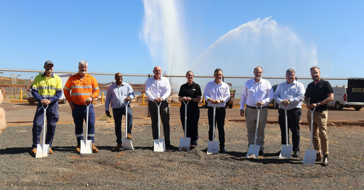 Sod turning ceremony at the site of the new Seafarers Centre in Port Hedland. Image: Pilbara Ports / LinkedIn