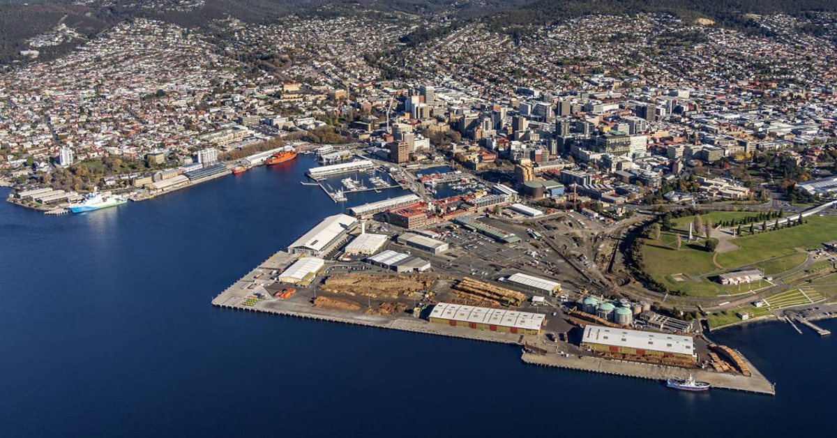 Port of Hobart. Image: TasPorts