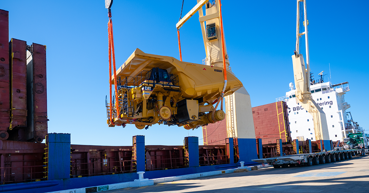 Breakbulk trade at the Port of Mackay in 2025-26. Image: NQBP