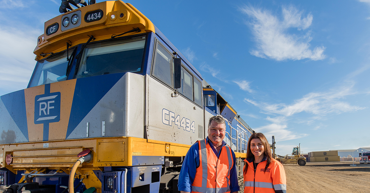 Australian Food & Fibre (AFF) partners with Rail First