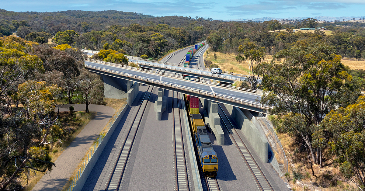 Inland Rail works on track in Victoria
