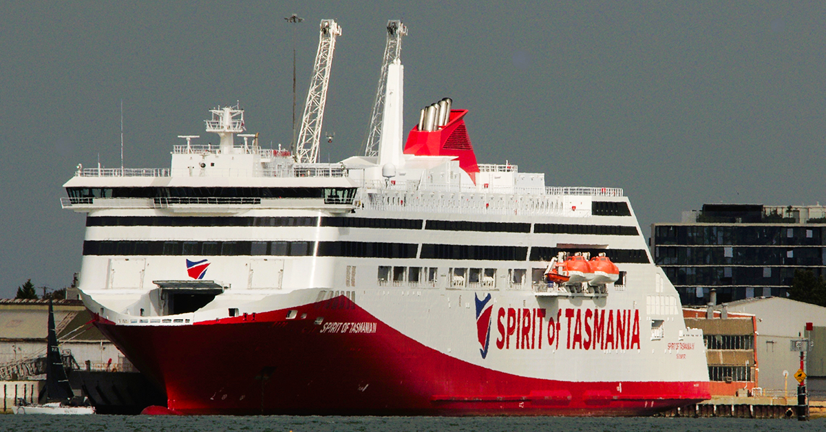 Spirit of Tasmania IV in Melbourne. Image: Dale Crisp