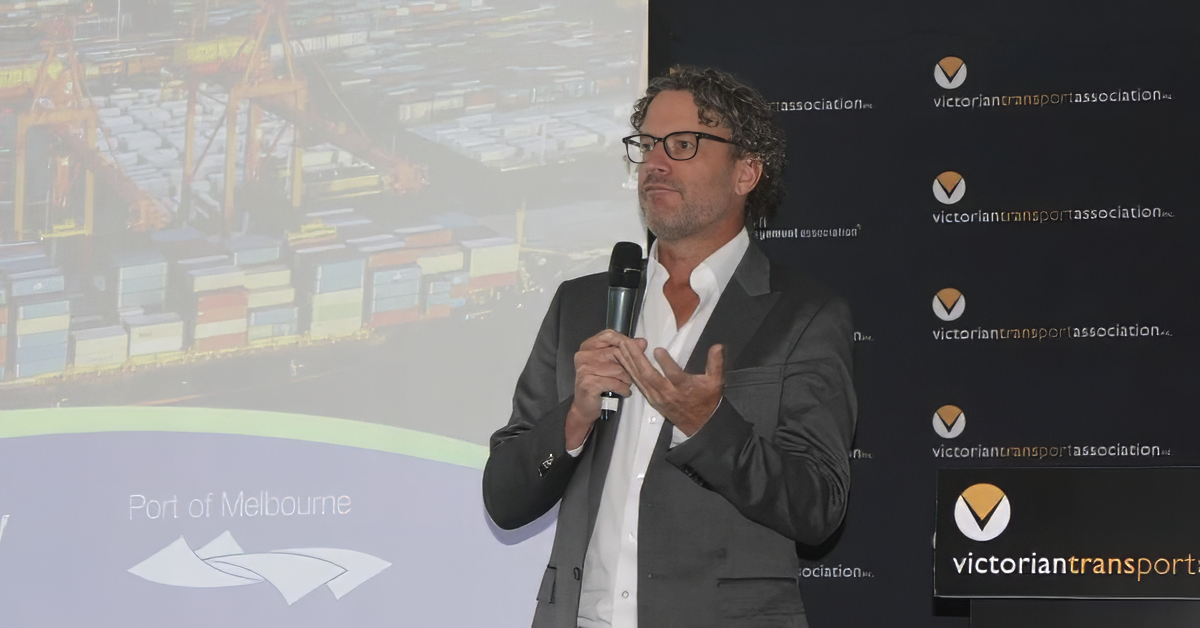 Saul Cannon speaks at the VTA state conference. Image: David Sexton/DCN