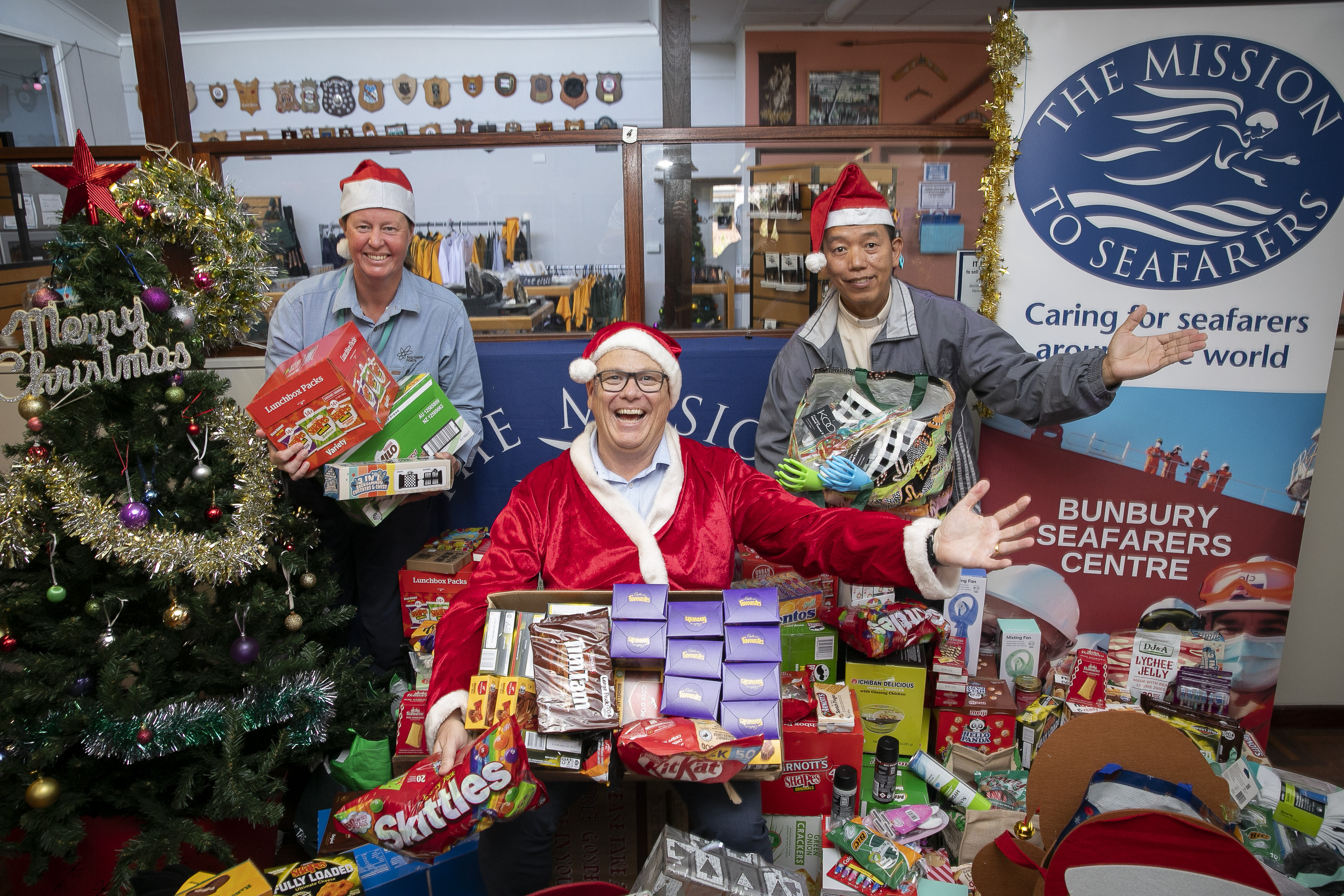 Santa Wilks! Image: Southern Ports supplied