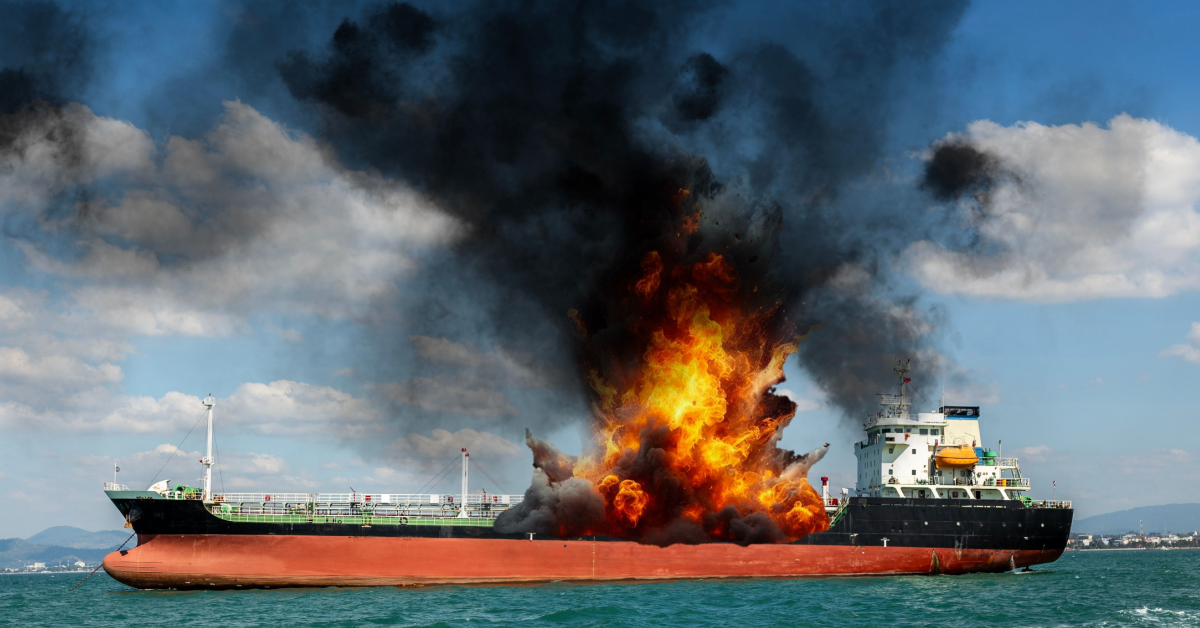 AI screening from WSC to prevent ship fires