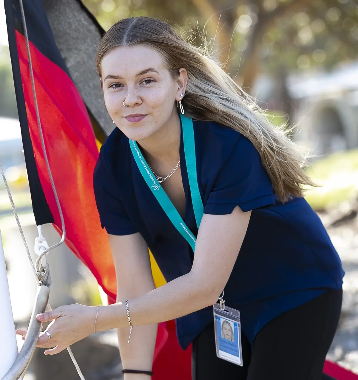 Southern Ports office coordinator Emma Sticken