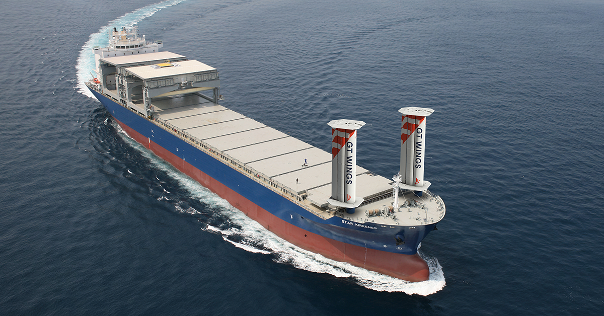 The waves beneath the wings