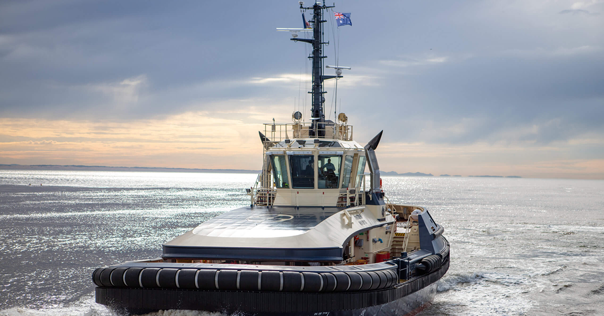 Svitzer TRAnsverse tug. Image: Svitzer