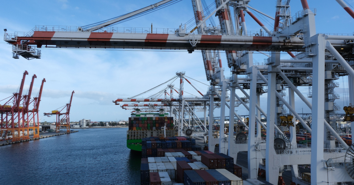 Port of Melbourne's Swanson Dock. Image: Luciavonu / Shutterstock