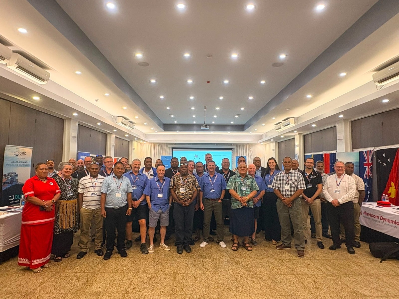 Delegates to the conference in Tonga. Image: Damian Laughlin