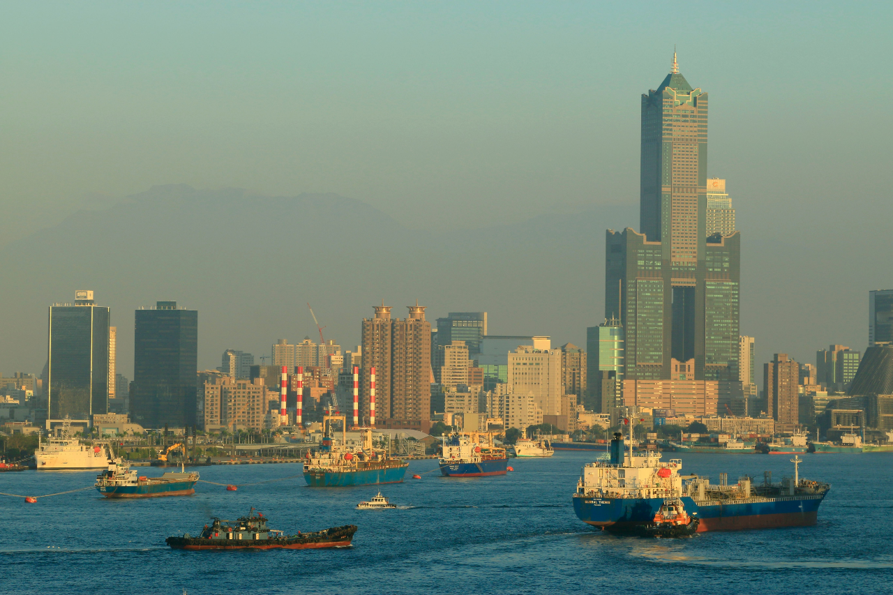 Ships and boats at Kaohsiung. Credit: Johnson Hung and Unsplash
