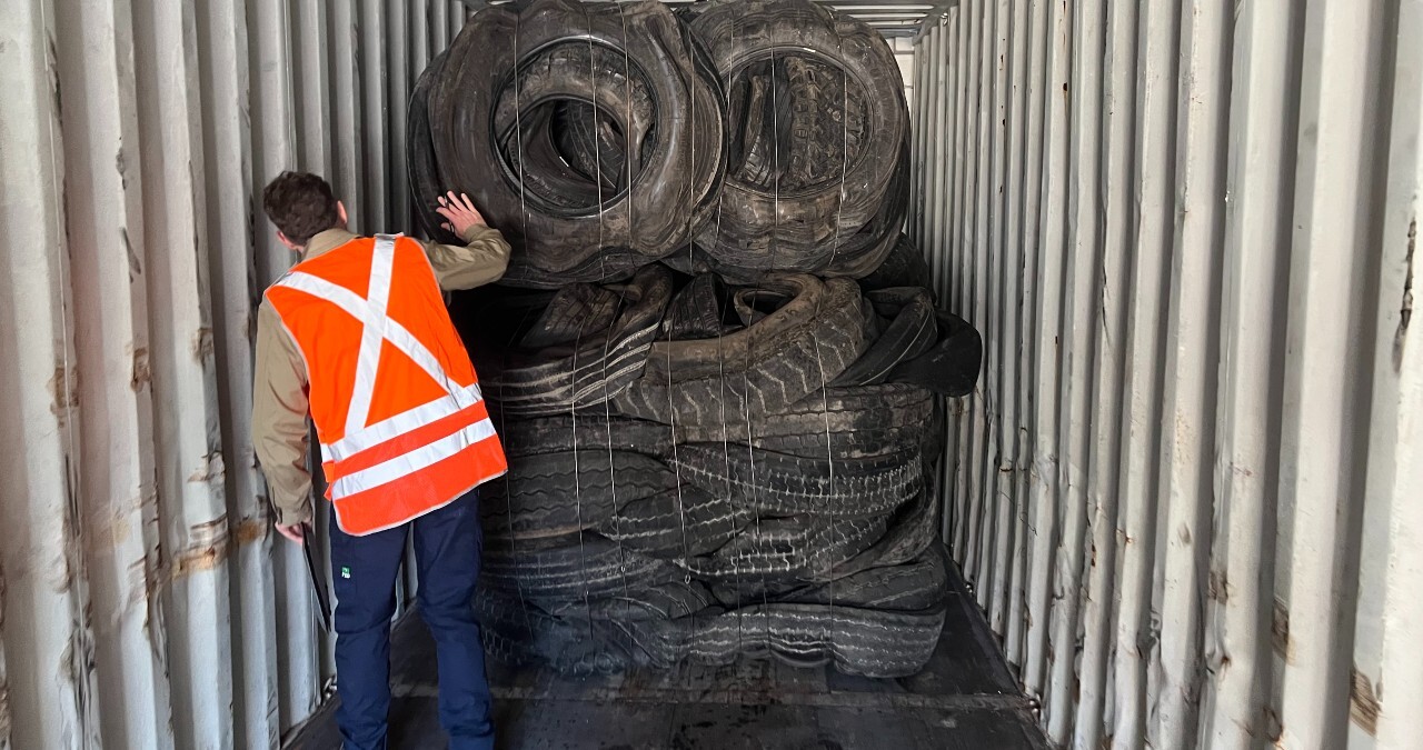 Illegal tyre exports prompt warning