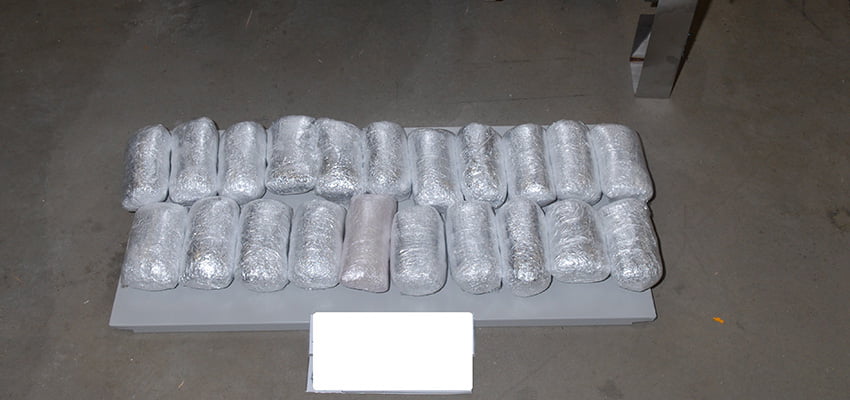 Smuggled meth discovered in oven