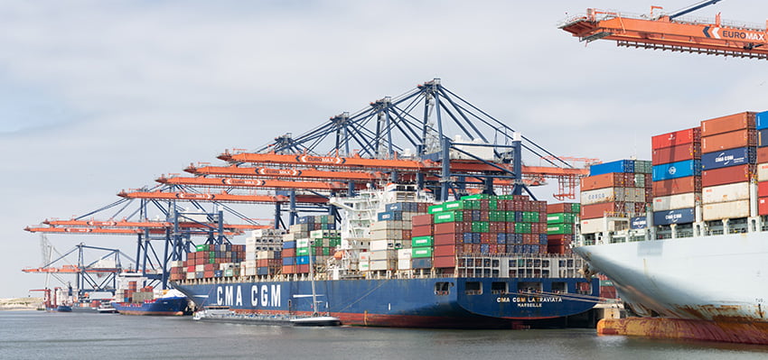 Big container growth reported at major Euro port