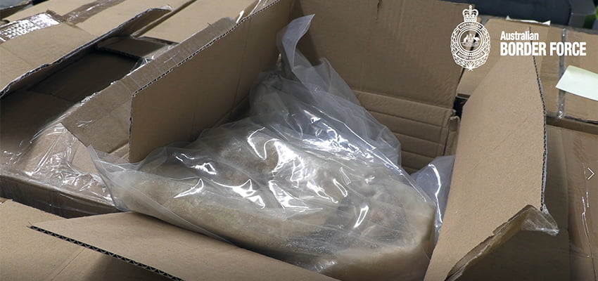 Shipping container used to smuggle drugs