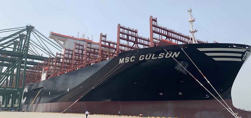 Suez Canal welcomes world’s largest container vessel