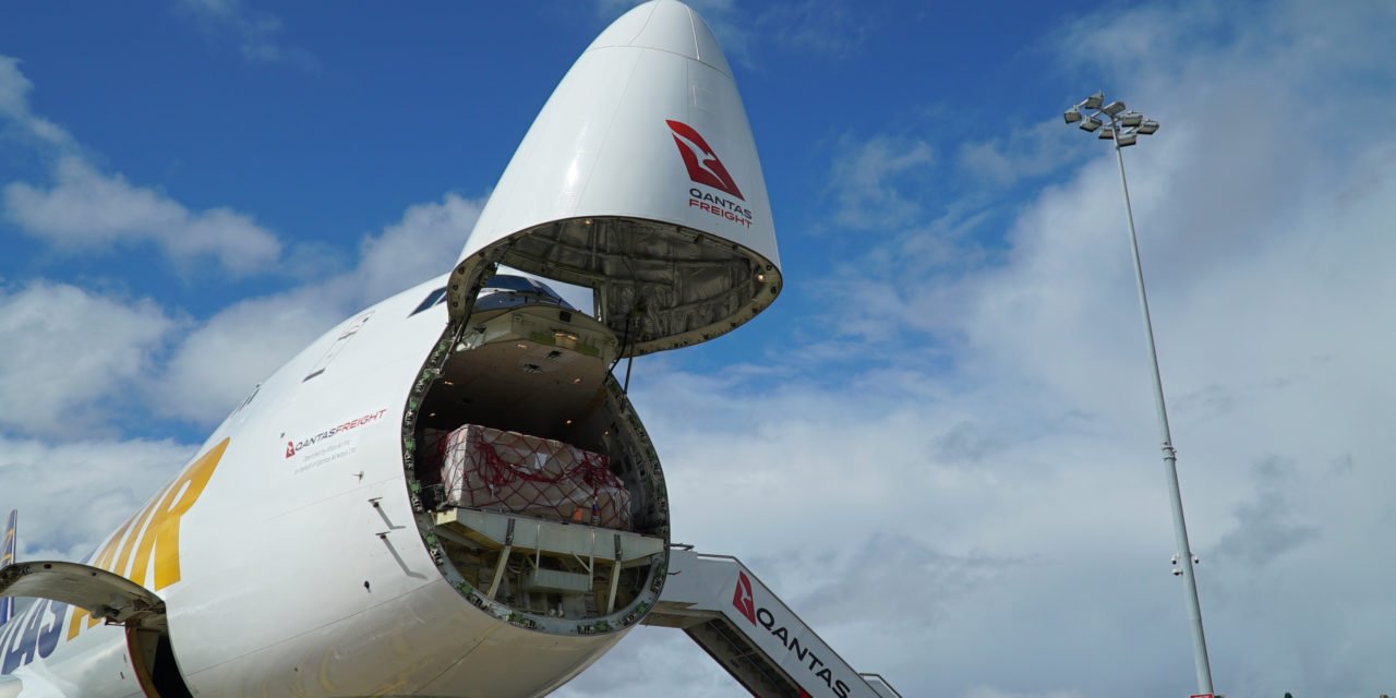 New Jumbo delivers freight boost for Qantas