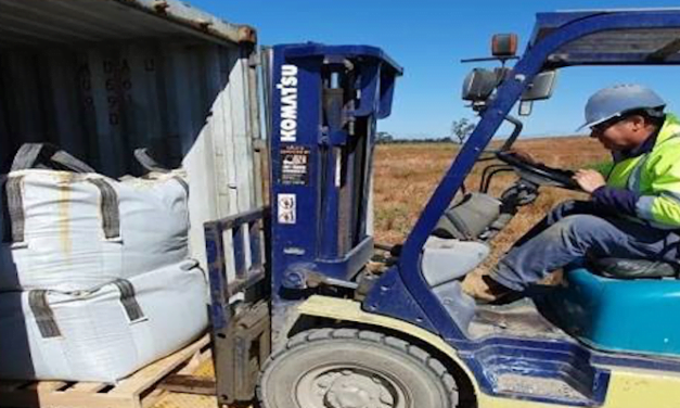 First mineral sands container from Wimmera operation