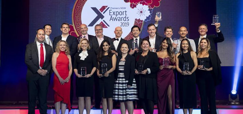 Achievement recognised at NSW Export Awards