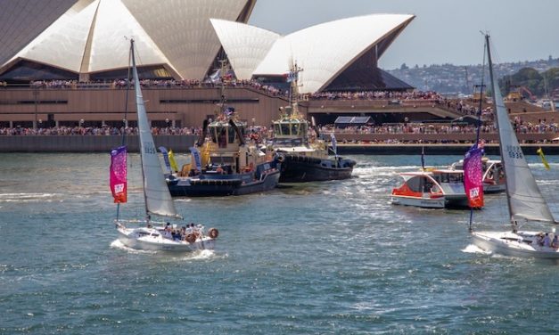 Celebrating Australia Day on the water