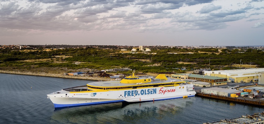 Austal Australia launches 118-metre trimaran ferry