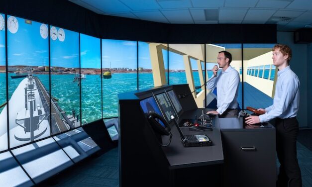 Minister opens expanded ship simulation centre