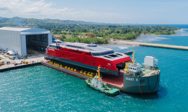 Austal launches 109-metre catamaran ferry