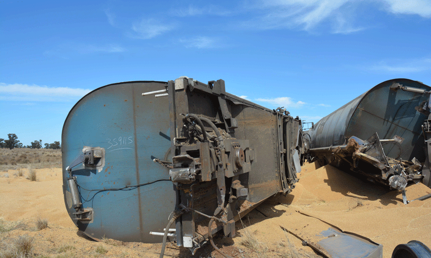 Poor tracks and speed highlighted in grain train derailment