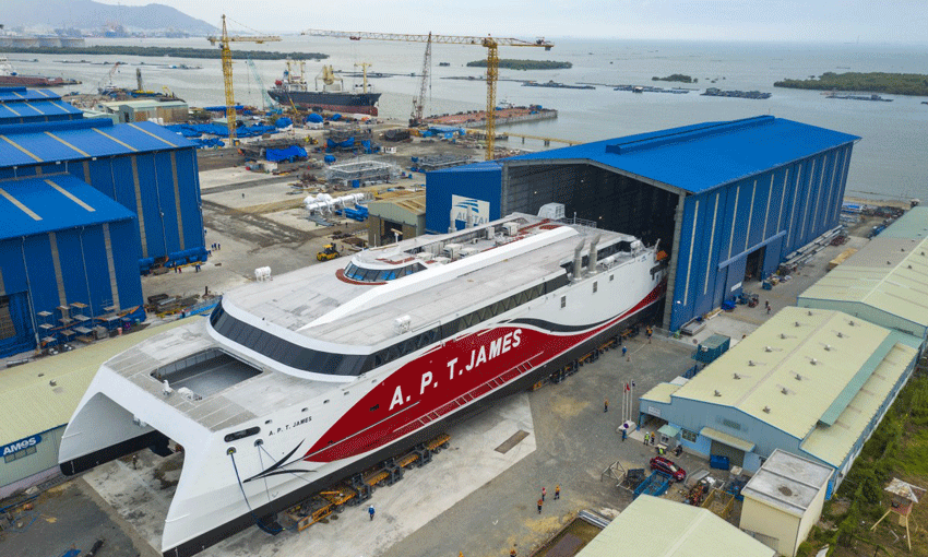 Austal announces large catamaran launch (with video)