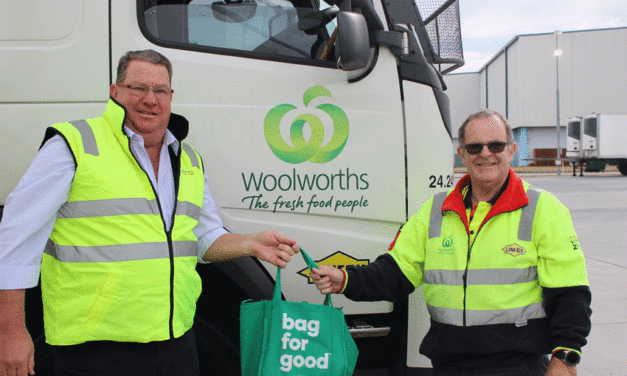 Minister talks COVID-19 care packages for Woolworths truckies
