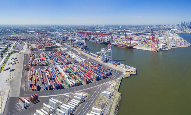 Melbourne container trade drops in October