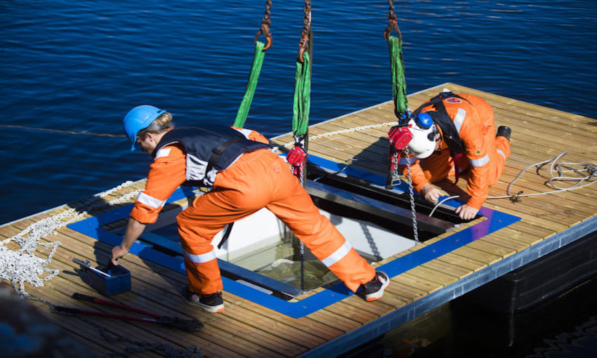 Waste collecting floating jetty launched in Norway