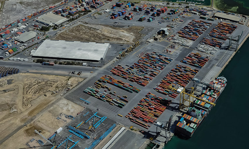 Adelaide container trade slightly down in December