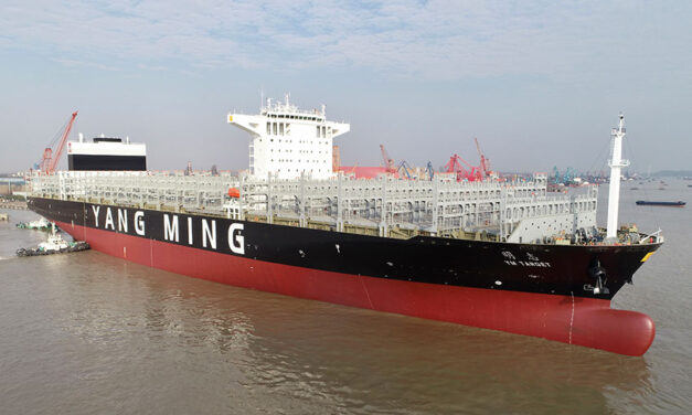 Yang Ming welcomes latest 11,000-TEU containership