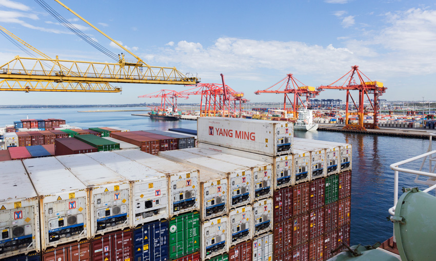 Container trade on the up at Botany