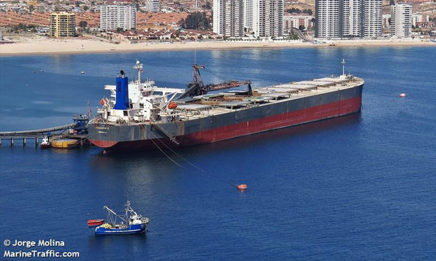 COVID-positive seafarer evacuated from bulker off WA