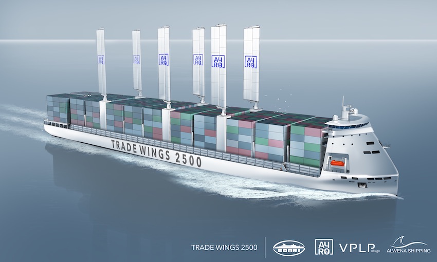 Wind-assisted LNG-electric concept ship gets approval