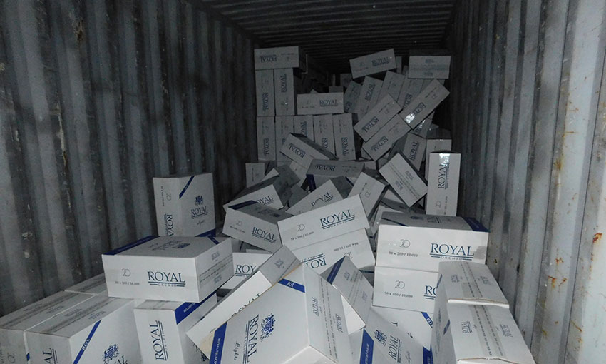 Nearly 8 million cigarettes smuggled in Botany-bound container